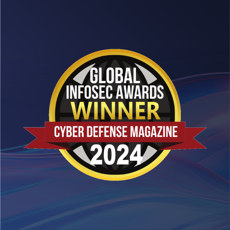 Logo for the 2024 Global Infosec Awards Winner by Cyber Defense Magazine