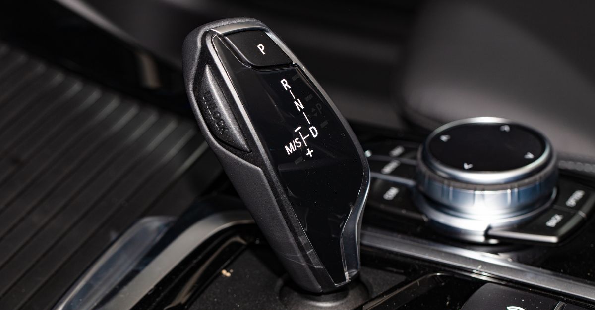 Picture of a car gear shift