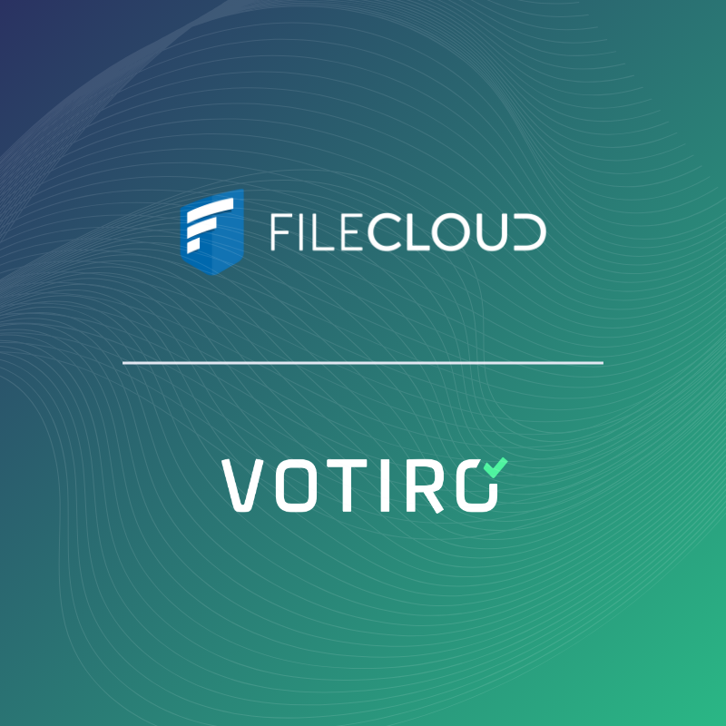 FileCloud and Votiro logos