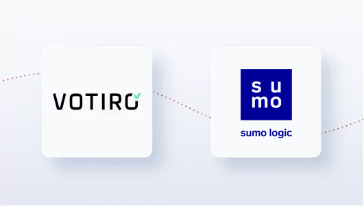 Votiro and Sumo Logic Logos side-by-side