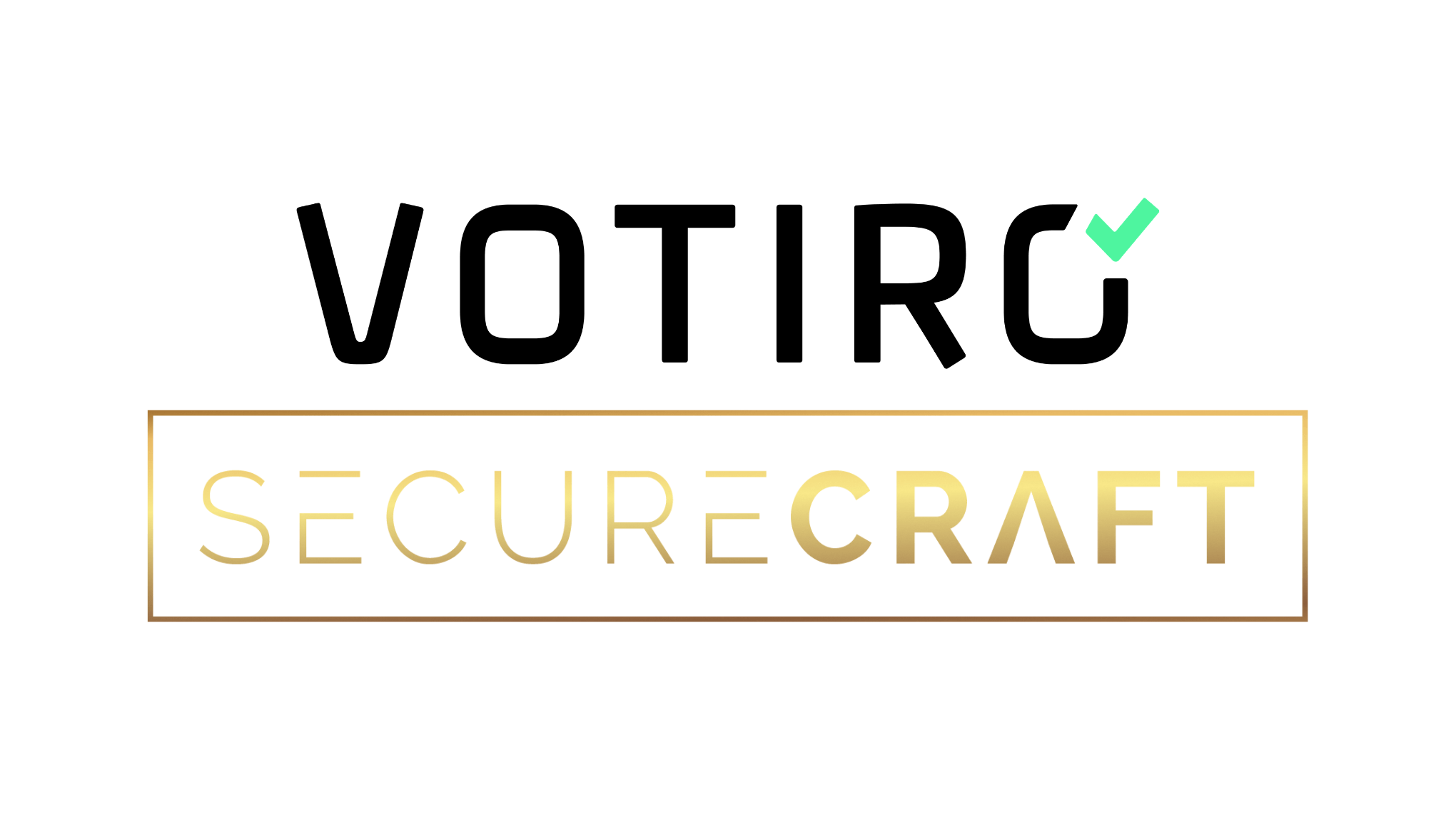votiro and securecraft partnership logos on white background - Votiro